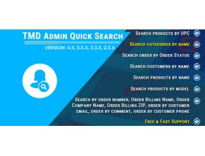 Admin Quick Search